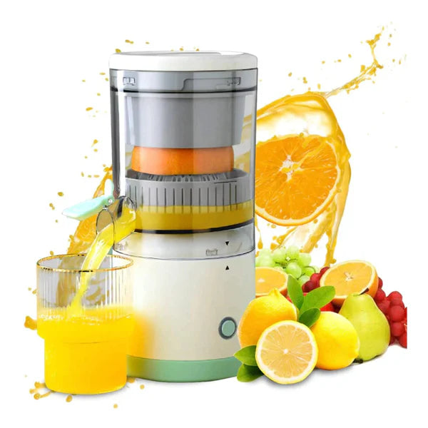 Portable Electric Citrus Juicer | Rechargeable Orange & Lemon Juicer, Squeezer & Blender for Fresh Juice Anywhere