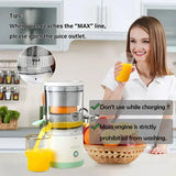 Portable Electric Citrus Juicer | Rechargeable Orange & Lemon Juicer, Squeezer & Blender for Fresh Juice Anywhere