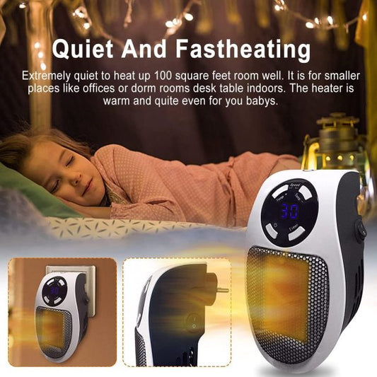 Portable Electric Heater Fan | Energy-Saving Ceramic Heater for Safe & Quiet Winter Comfort