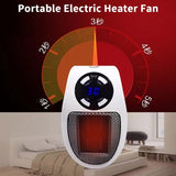 Portable Electric Heater Fan | Energy-Saving Ceramic Heater for Safe & Quiet Winter Comfort