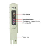 Portable Digital TDS Meter Pen | High-Precision Water Quality Purity Tester for Home & Professional Use