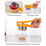 Potato Ricer & Fruit Press Machine – Multipurpose Stainless Steel Food Press