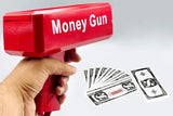 Rain Money Gun Toy | Red Paper Money Shooter Toy for Parties and Events