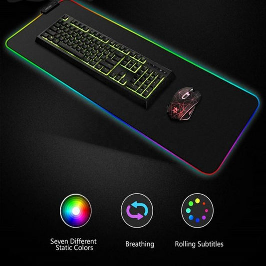 Rgb Gaming Mouse Pad With Rgb Light