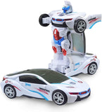 Robot Deform Car Toy | 2-in-1 Bump & Go Action Robot Car for Kids