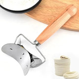 Rolling Dough Cutter – Dumpling Making Tool with Wood Handle | Kitchen Cutter Roller