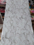 Self-Adhesive White Marble Sticker – Anti-Oil, Heat-Resistant Kitchen & Wall Wallpaper (60cm x 2m)