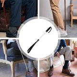 Shoe Horn with Long Handle | Portable Telescopic Metal Shoehorn for Easy Shoe Wear