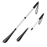 Shoe Horn with Long Handle | Portable Telescopic Metal Shoehorn for Easy Shoe Wear