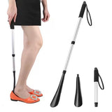 Shoe Horn with Long Handle | Portable Telescopic Metal Shoehorn for Easy Shoe Wear