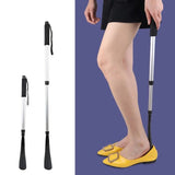 Shoe Horn with Long Handle | Portable Telescopic Metal Shoehorn for Easy Shoe Wear