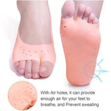 Silicone Gel Moisturizing Socks - Non-Slip, Breathable Foot Care Socks for Cracked Heel Prevention