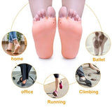 Silicone Gel Moisturizing Socks - Non-Slip, Breathable Foot Care Socks for Cracked Heel Prevention