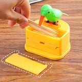 Small Bird Toothpick Container – Press Toothpick Dispenser Storage Box