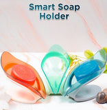 Smart Wall-Mounted Soap Holder for Kitchen & Bathroom – Durable, Random Color (1 Pc)