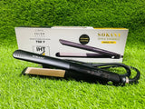 Sokany 1901 Flat Iron-Ergonomic Titanium Hair Straightener with Adjustable Temperature (480℉–750℉)