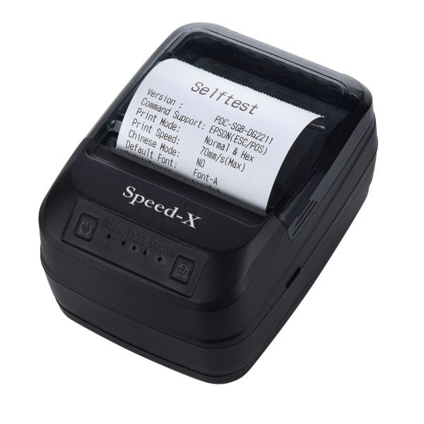 Speed-x BT-450M Mini Portable Bluetooth & USB Printer - 58mm Mobile Printing Solution