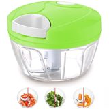 Speedy Chopper Manual Food Chopper – Hand-Pull Vegetable, Fruit, Nut, and Onion Chopper & Mincer Blender Mixer