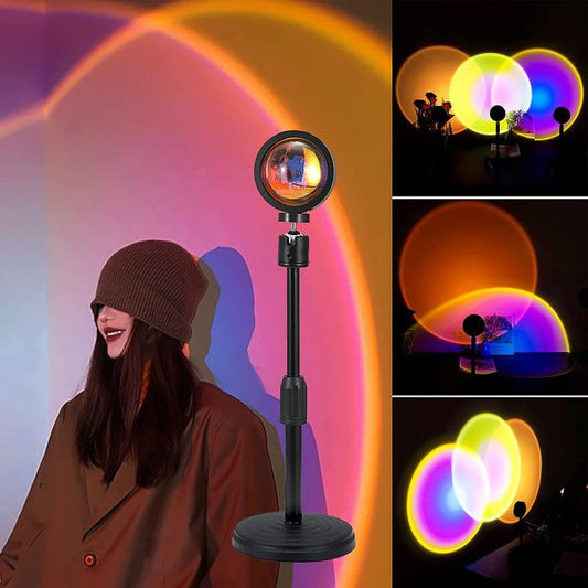 Sunset Lamp Multi-Color with Remote – Transform Your Space with Stunning Lighting