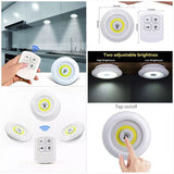 | Wireless Touch LED Puck Lights for Home Lighting (3-Pack)