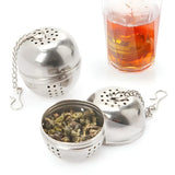 Stainless Steel Tea Ball Infuser – Loose Leaf Tea & Mulling Spices Strainer Filter