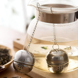 Stainless Steel Tea Ball Infuser – Loose Leaf Tea & Mulling Spices Strainer Filter