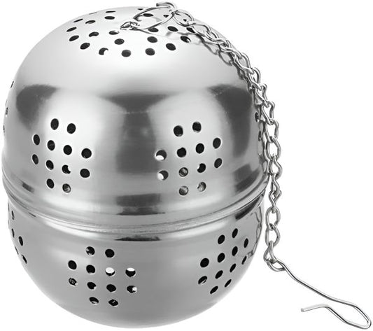 Stainless Steel Tea Ball Infuser – Loose Leaf Tea & Mulling Spices Strainer Filter