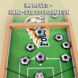 Wooden Sling Puck Game | Fast-Paced Football & Hockey Board Game for Kids & Adults