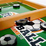 Wooden Sling Puck Game | Fast-Paced Football & Hockey Board Game for Kids & Adults