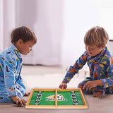 Wooden Sling Puck Game | Fast-Paced Football & Hockey Board Game for Kids & Adults